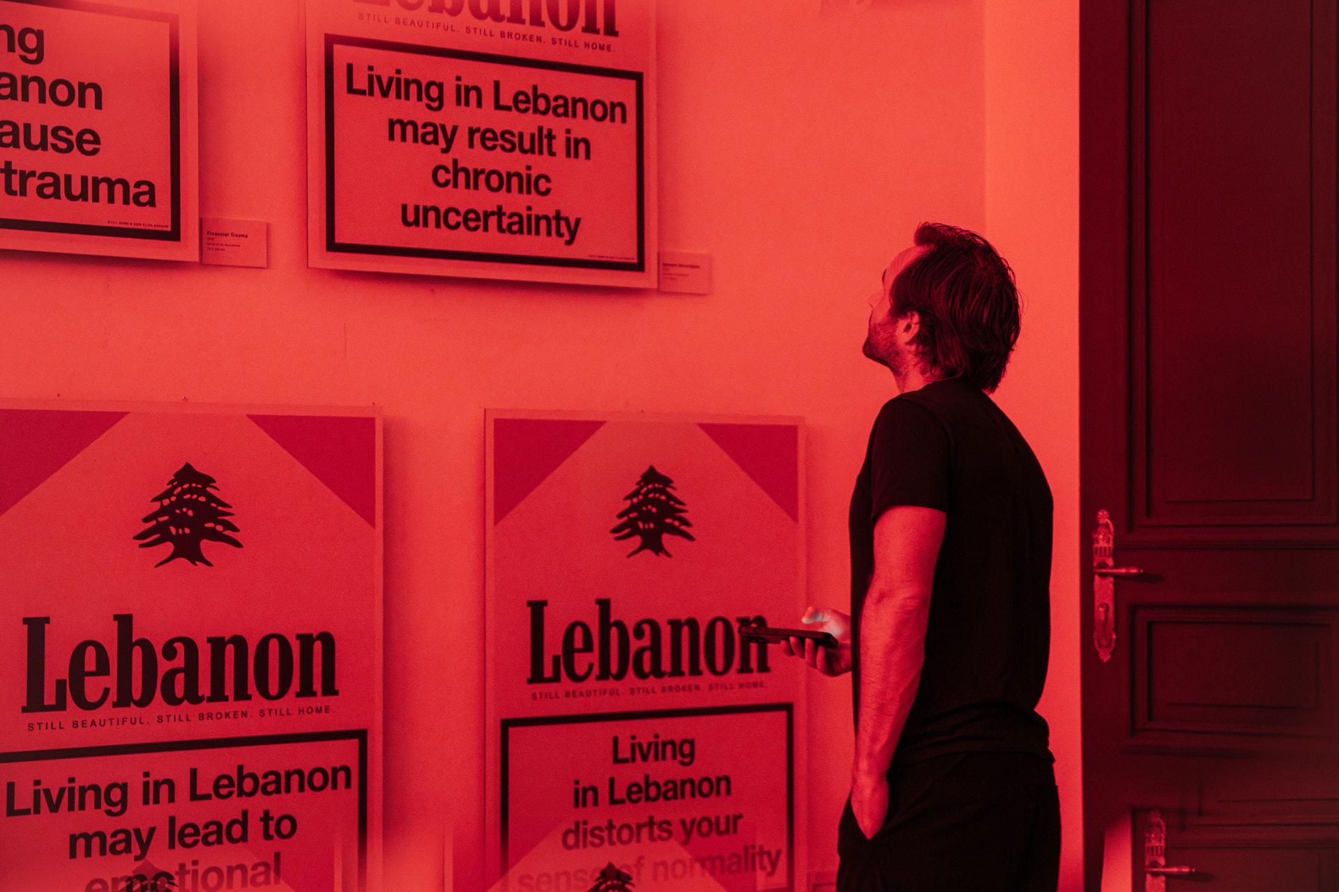 Visitor reading 'Living in Lebanon may result in chronic uncertainty'